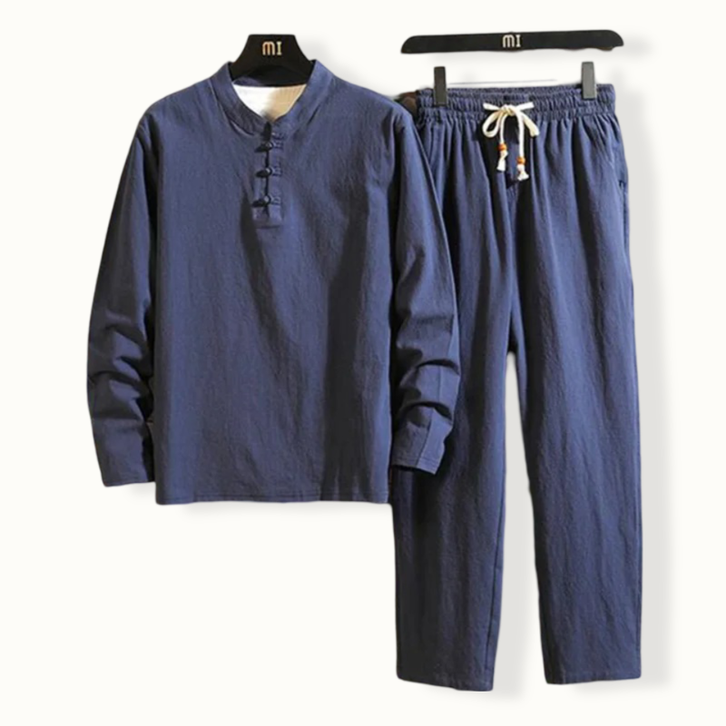 Kajaran Long Sleeve Shirt and Trouser  Set