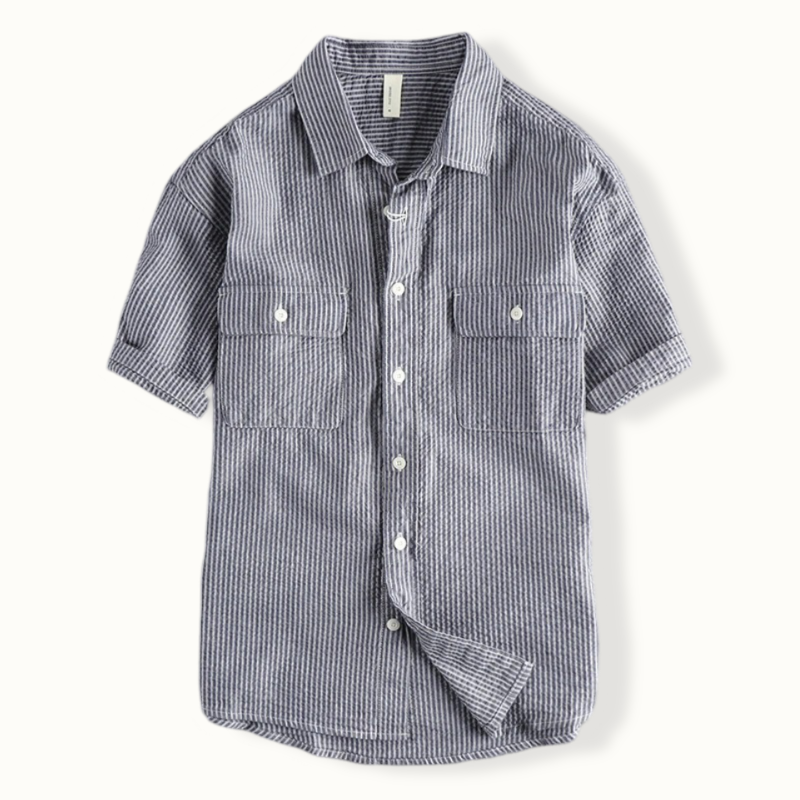Dodoma Vintage Short Sleeved Button Up