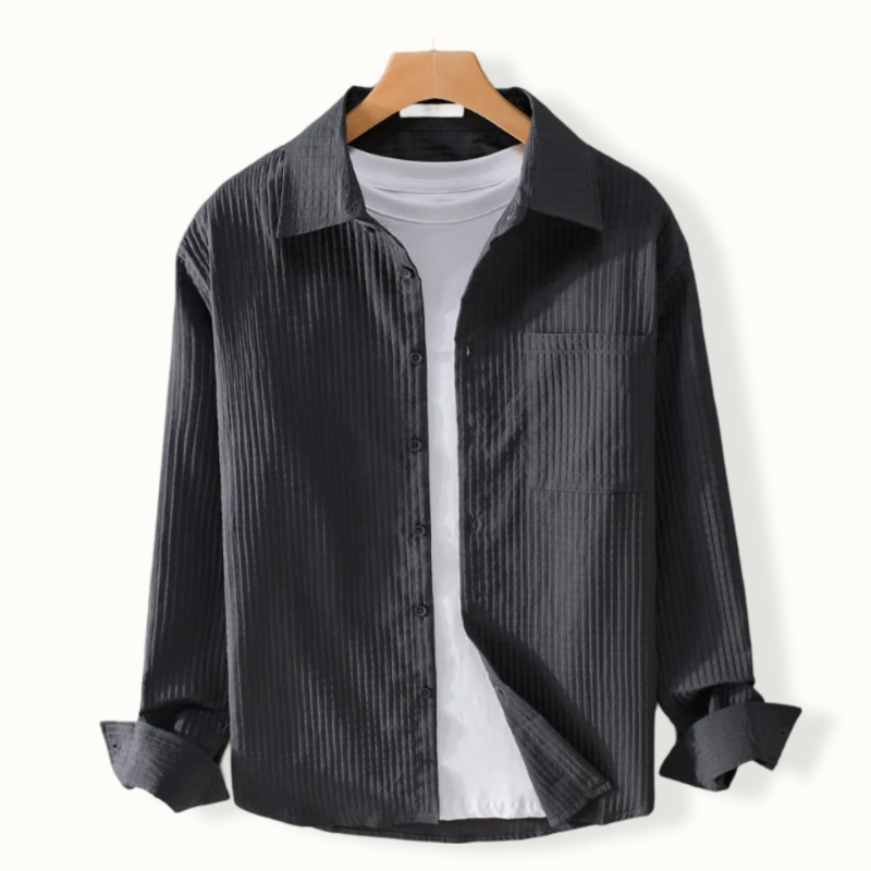 Odense Pleated Button Up