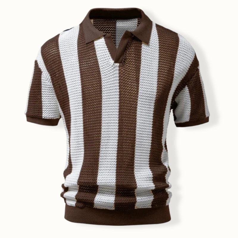 Lacluta Knitted V Neck Polo