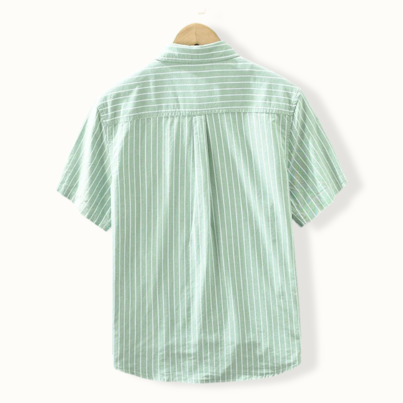 Acle Striped One Pocket Button Up