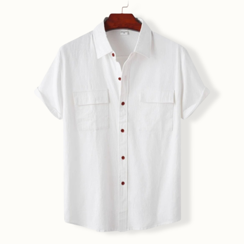 Celestus Button Up Polo with 2 Pockets