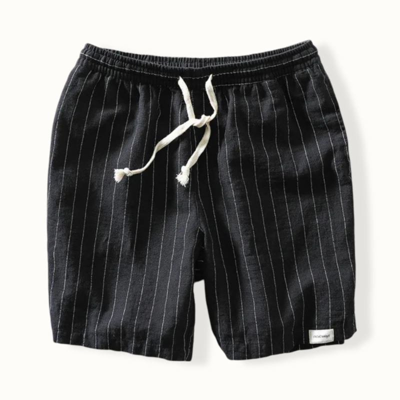 Kigali Striped Drawstring Shorts