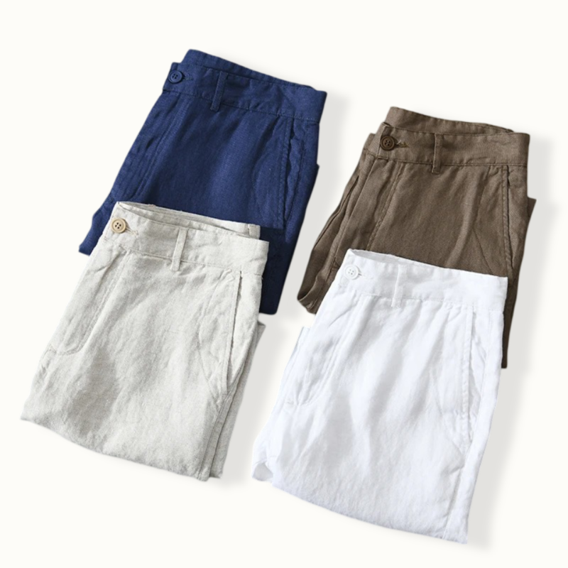 Moresby Loose Linen Shorts