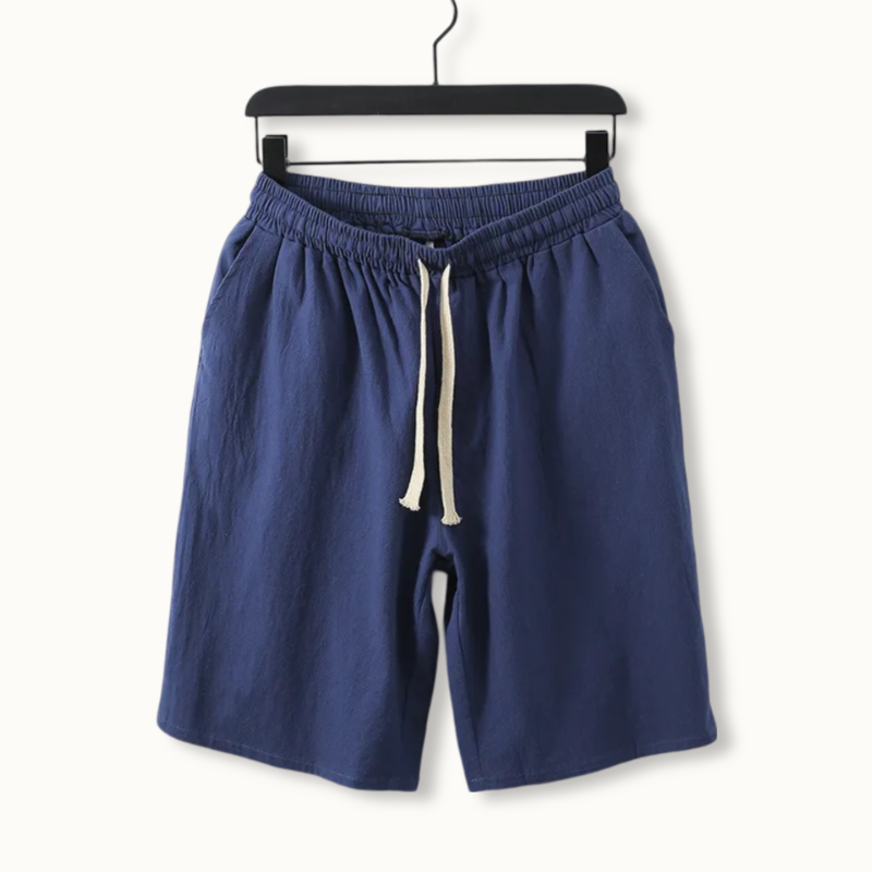 Coastal Comfort Linen Shorts