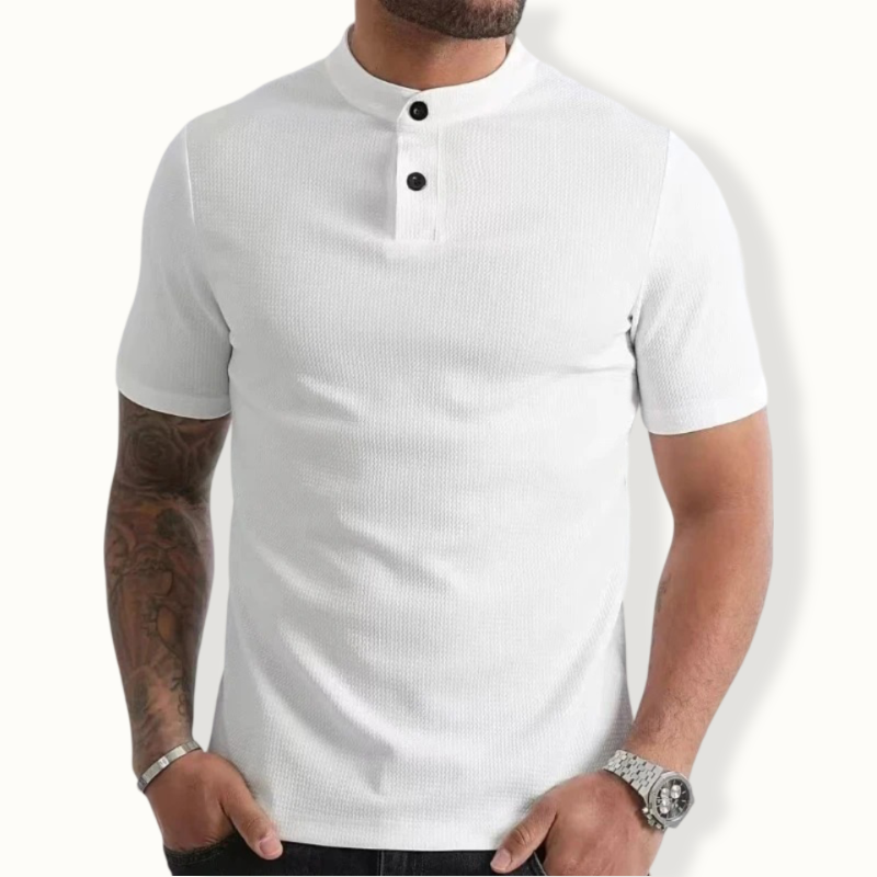 Tirana Casual Henley Collar Polo