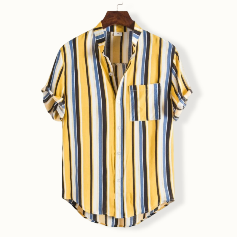 Teesside Striped Button Up