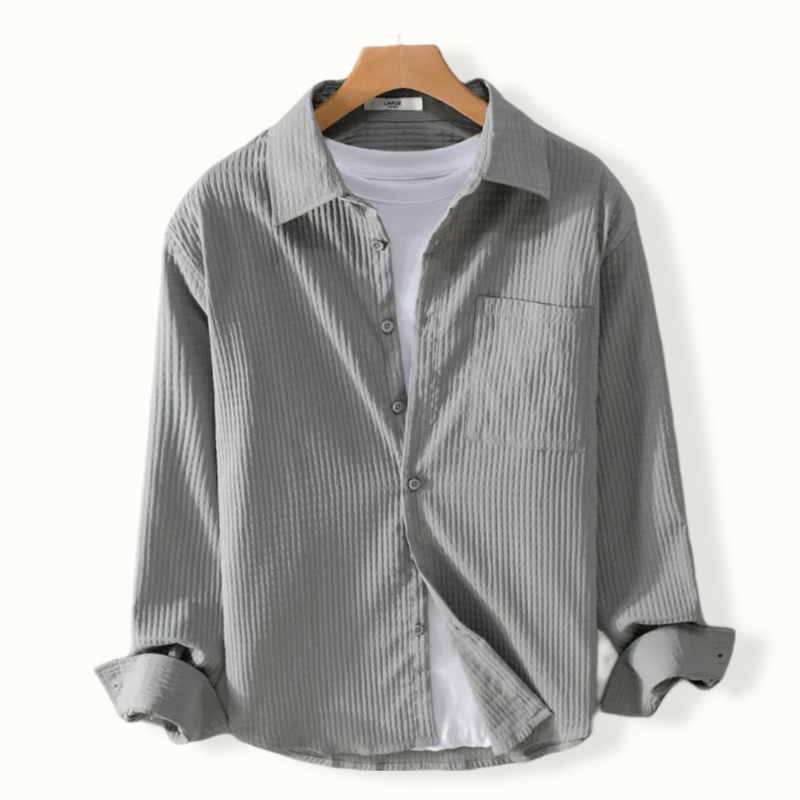 Odense Pleated Button Up