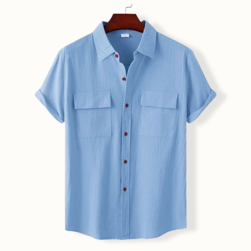 Celestus Button Up Polo with 2 Pockets