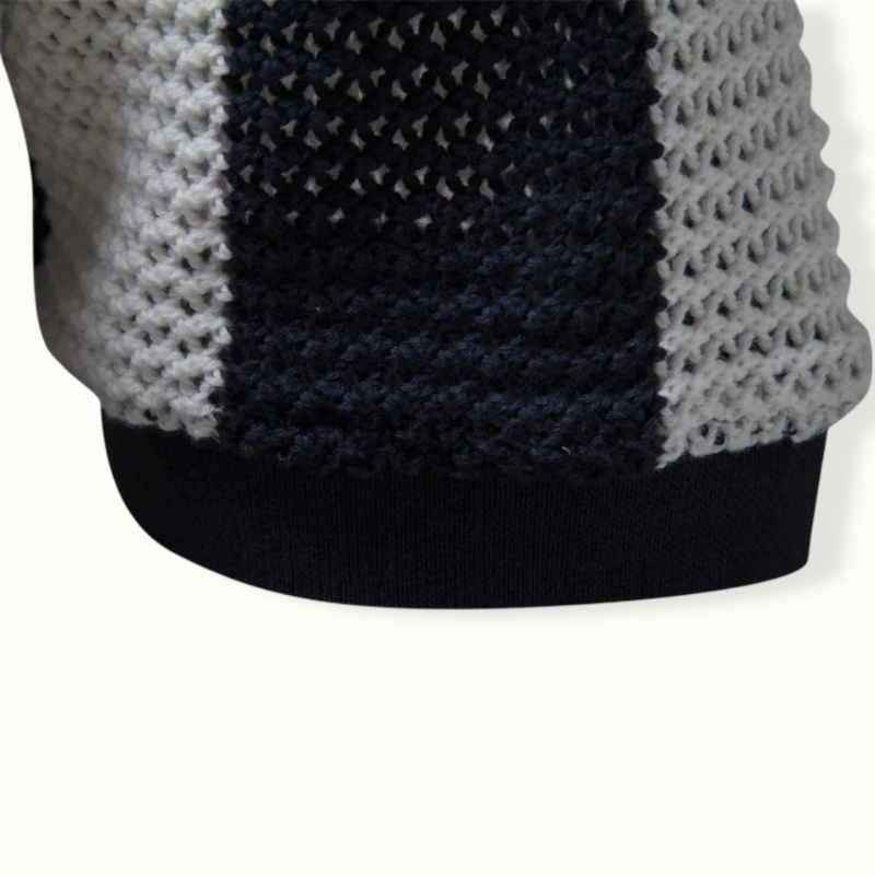 Lacluta Knitted V Neck Polo