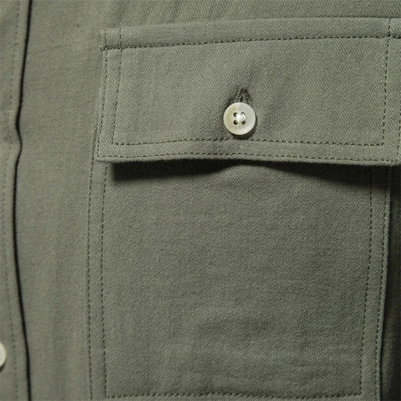 Gleno Double Pockets Button Up